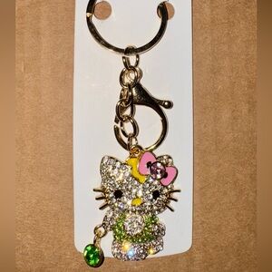 Sparkling Cat Keychain Bag Charm on sale $5
